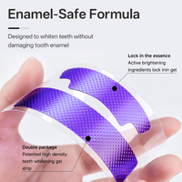 Kit complet d'hygiène bucco-dentaire écologique et portable, gratte-langue en acier inoxydable, fil dentaire et bandes blanchissantes pour les dents, ensemble 4 en 1