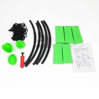 Cadre pliable à configuration rapide pour extérieur Jeu de balles de sport Jeu à pointes Ballon de volleyball de plage Jeu d'équipe Ensemble de jeu