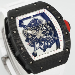 RM 055 - <span class=keywords><strong>Orologio</strong></span> sportivo <span class=keywords><strong>da</strong></span> <span class=keywords><strong>collezione</strong></span>, stile racing, con cassa interamente in carbonio, movimento automatico e viti in lega di titanio. - Product Image 2