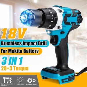 18V Cordless <b>Power</b> <b>Tools</b> Brushless Impact Drill Multifunction Lithium Drill 13mm Industrial Screwdriver Set - Product Image 4