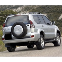 Barres transversales de toit ABS 4x4 pour Land Cruiser Prado LC120 2002-2009 - Installation facile par boulons