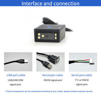 Module de lecteur de codes-barres 2D haute vitesse RS232 COM USB TTL à montage fixe, 2600 scans/secondes, lecteur de codes QR pour caisse automatique, en stock