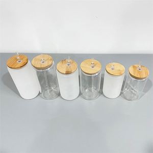 USA Warehouse 12oz 16oz 20oz Blank Sublimation Beer Can <b>Glass</b> Crystal Clear Soda Juice Can Shaped Beer <b>Glass</b> <b>Cups</b> - Product Image 4