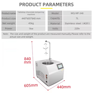 220V sô cô la ủ Máy Dispenser Máy 7L 1000W sô cô la ủ nóng chảy Máy sô cô la - Product Image 6