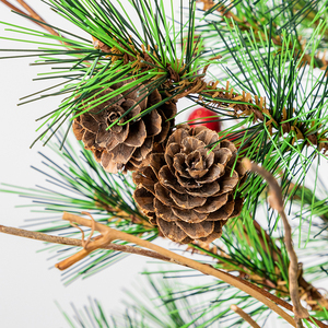 Co-Arts Décorations de porte d'entrée de 3 pieds Arbre de Noël à aiguilles moelleuses avec pot - Product Image 2