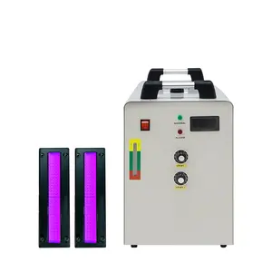 उव प्रिंटर मशीन फ्लैट प्रिंट Tx800 प्रिंटिंग के लिए एलईडी 120*20 मिमी पानी शीतलन प्रणाली की जगह ले रहा है