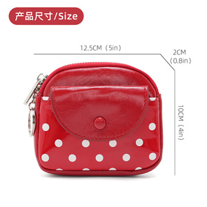 Monedero de cuero sintético estilo coreano de 5 pulgadas, bolsa para llaves multifuncional para mujer, uso diario - Product Image 2