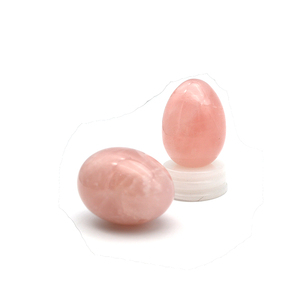 Huevos de Jade Yoni de cristal de cuarzo rosa para ejercicio <span class=keywords><strong>Vaginal</strong></span> - Product Image 3