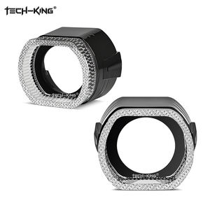 TECHKING-Venta caliente 5D LED 2,5/3,0 pulgadas Angel Eyes RGB App Control decorativo Auto Accesorio con Angel Eye luces <span class=keywords><strong>de</strong></span> circulación diurna - Product Image 4