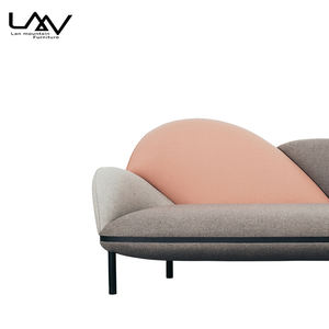 Modern Small Family Living Room Furniture Office <strong>Sofa</strong> Public Area <strong>Sofa</strong> <strong>Funky</strong> Design Comfortable Velvet <strong>Sofa</strong> Seats - Product Image 5