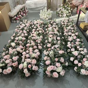 ทางเดิ<span class=keywords><strong>น</strong></span>ดอกไม้สีชมพู ขาว เขียว ขนาด 8 ฟุต สำหรับตกแต่งงา<span class=keywords><strong>น</strong></span>แต่งงา<span class=keywords><strong>น</strong></span> ขายดีจาก IFG - Product Image 2