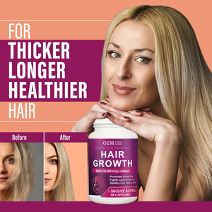 Les capsules de croissance de <span class=keywords><strong>cheveux</strong></span> de marque privée favorisent les <span class=keywords><strong>cheveux</strong></span> plus épais et combattent la perte de <span class=keywords><strong>cheveux</strong></span> 60 capsules - Product Image 2