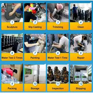 Fontaine d'eau décorative de jardin en résine, motif lapin de Pâques, peinte à la main, design animal, pour la relaxation et la méditation, idéale pour les fêtes - Product Image 6