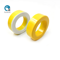 Noyau toroïdal en poudre de fer KT300-26D, marqué jaune-blanc, profil haut