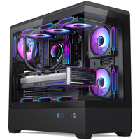 Wholesale Modern Computer Tower Case Computer Case Desktop Pc Gamer Case Pc Gaming Tempered Glass Pc Case