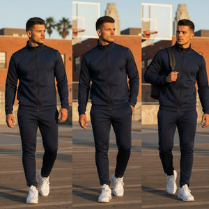 Conjunto Deportivo Casual para Hombre Wembley Sports, Cuello Redondo, Tejido Grueso, Transpirable, Poliéster/Algodón, para Invierno - Product Image 6