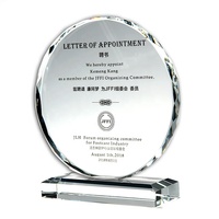 Trophées en cristal personnalisés en gros, plaques en cristal sur mesure, trophées, récompenses vierges pour cadeaux souvenirs