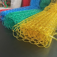 Matériel en maille PVC Décoration de Noël Décoration de mariage IP65 Étanche Résistance aux UV Motif de tapis Lumières LED Maille en PVC