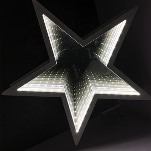 Pour enseigne LED <span class=keywords><strong>Infinity</strong></span> Mirror personnalisée avec bandes LED pour décorations de parc d'hôpital d'entreprise - Product Image 6