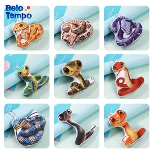BELO TEMPO Custom Soft Fabric Digital Printing Small Cheap Stuffed Animal Plush Keychains Plush Toys For Kids