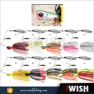 Fornitura di <span class=keywords><strong>Esche</strong></span> per Pesca al Bass con Lame Personalizzate, Gonne in Silicone e Stampi per Spinner Bait per Vendita all'Ingrosso - Product Image 1