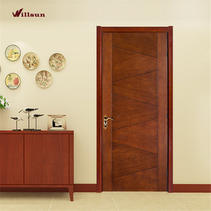 Kenya intérieur noyau creux affleurante en <span class=keywords><strong>bois</strong></span> porte prémontée et cadre - Product Image 6