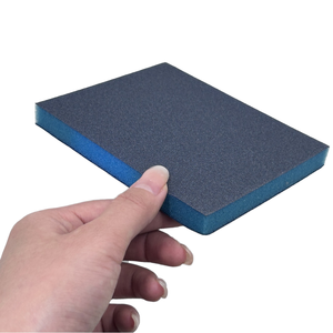 Esponja De Lixamento De Óxido De Alumínio Blocos De Lixamento Lavável e Reutilizável Esponja Abrasiva Seca Molhada para Móveis De Metal De Madeira Drywall - Product Image 3