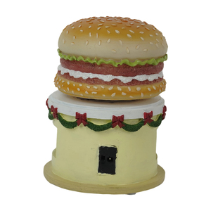 Ornement de Noël LED en résine en forme de burger avec mouvement et 8 chansons de Noël - Décoration cadeau - Product Image 6