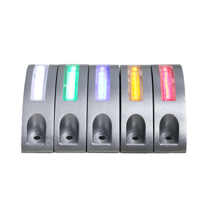 निविड़ अंधकार आधा चाँद एलईडी सौर संचालित रोड स्टड प्रकाश के लिए डेक, नाव, नौकाओं, Driveways,Stairways, फुटपाथ - Product Image 3