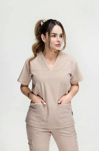 しわになりにくいカスタムスクラブユニフォームセット＆看護師、手術スタッフ、薬剤師、動物医師向け病院ユニフォーム - Product Image 5