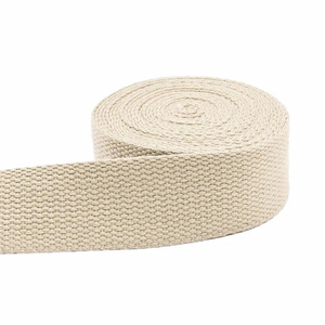 Eco Friendly 100 % Natural Organic 3 inch Canvas Webbing <b>Strap</b> for Bags Belts <b>Luggage</b> and Craft Applications - Product Image 6