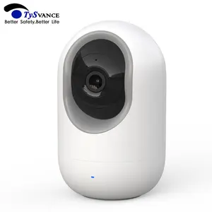 Tuya Inteligente 3MP 2.4GHz WiFi Auto Rastreamento Detecção De Som Segurança CCTV Vídeo Baby Monitor Indoor Câmera IP Sem Fio