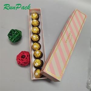 Custom Kraft Corrugated Paperboard <strong>Rectangle</strong> <strong>Chocolate</strong> Pastry Candy Cookie Luxury <strong>Packaging</strong> Boxes Wholesale - Product Image 2