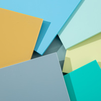 3mm Matte Acrylic Sheet Colorful Solid PMMA Sheet / PVC Sheet / PC Sheet Perspex Sheet Pastel Color Acrylic Custom Acrylic OEM
