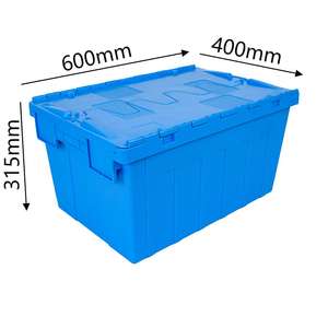 Grote Logistieke Verpakking Opbergdoos 100% Nieuw Materiaal Pp Massief Stapelbare Opslagbakken Omzet Bewegende Draagtas Plastic Dozen - Product Image 1