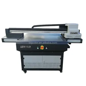 Zt Multicolor 9060 Vernis Machine Flatbed Uv Printer Direct Printen Met 3 Tx800 Hoofd