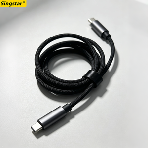 Câble de charge rapide USB C en alliage de zinc HQ 1M, charge rapide intelligente, <span class=keywords><strong>cordon</strong></span> de données 6A Type-C 3.0 3.1 pour <span class=keywords><strong>iPhone</strong></span> Android - Product Image 5