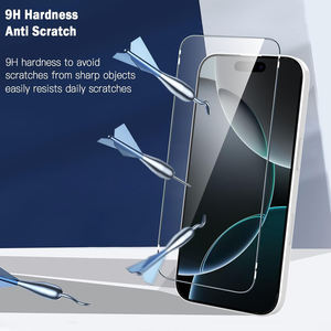 ฟิล์มกระจกนิรภัยแบบใสพิเศษ 2.5D 9H ความแข็ง 9H ป้องกันฝุ่น สำหรับ iPhone 17 16 15 Pro Air ผลิตตามสั่งจากโรงงาน - Product Image 3