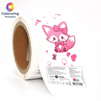 Étiquettes adhésives en rouleau BOPP durables, écologiques, imperméables, personnalisables avec faible MOQ pour lingettes humides, mouchoirs, soins quotidiens et produits alimentaires