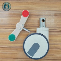 Dispositif médical Roulette de verrouillage Center Control Roulettes pour équipement de lit d'hôpital 5 6 pouces Roulette médicale