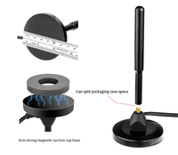 Vibrateur longue portée en cuivre 4g, support magnétique, câble d'antenne Mobile, antenne de Base magnétique 3m pour voiture SUV, Radio amateur, répéteur de Scanner