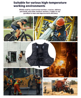 Gilet Portatile OEM con Controllo Intelligente della Temperatura, Raffreddamento/Riscaldamento a Semiconduttore per Lavoro Estivo in Ambienti Estremi