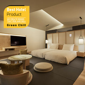 Ensemble de meubles d'intérieur d'hôtel artistique moderne, luxe 5 étoiles, chambre à coucher, salon, design architectural sur mesure pour complexe urbain - Product Image 1