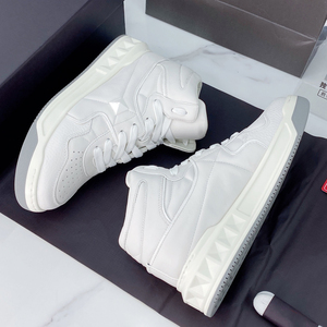 Nouvelles baskets rivetées à semelle épaisse pour hommes, version haute, avec une augmentation de la hauteur de 5 cm, adaptées au sport et aux tenues décontractées - Product Image 4