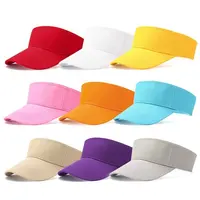 Visiera sportiva di moda di lusso di design all'ingrosso visiera da Golf personalizzata da spiaggia in esecuzione cappello con visiera parasole per auto