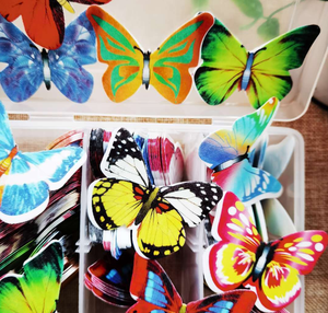 Logotipo personalizado Kangkai de grado alimenticio, adorno de pastel comestible, oblea de arroz, papel, mariposa para decoración de pasteles - Product Image 2