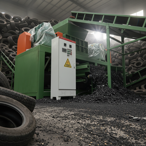 Trituradora Industrial Automática de Neumáticos de Desecho, Máquina de Corte y Molienda de Alta Producción y Durabilidad para Plantas de Reciclaje de Neumáticos - Product Image 4