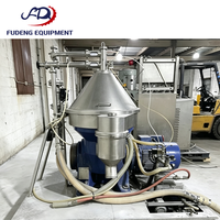 Centrifugeuse séparatrice à disques d'occasion à haute efficacité pour la séparation fine solide-liquide et le processus de clarification de l'huile