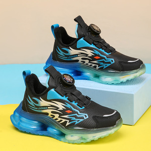 Chaussures de sport pour garçons avec boucle rotative Chaussures de course cool pour enfants Chaussures de <span class=keywords><strong>basket</strong></span>-ball pour enfants de taille moyenne Baskets pour enfants de haute qualité - Product Image 3