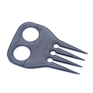 Fabrica fornecimento Personalizacao colorido plastico Cavalo <span class=keywords><strong>tranca</strong></span> Juba e cauda Pente Cavalo preparacao trancado Ajuda Pente - Product Image 5